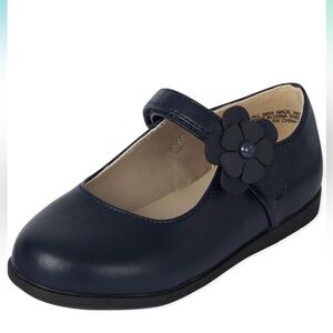 Navy Blue Kids Mary Jane Shoes
